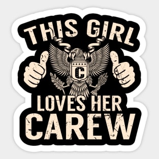 CAREW Sticker